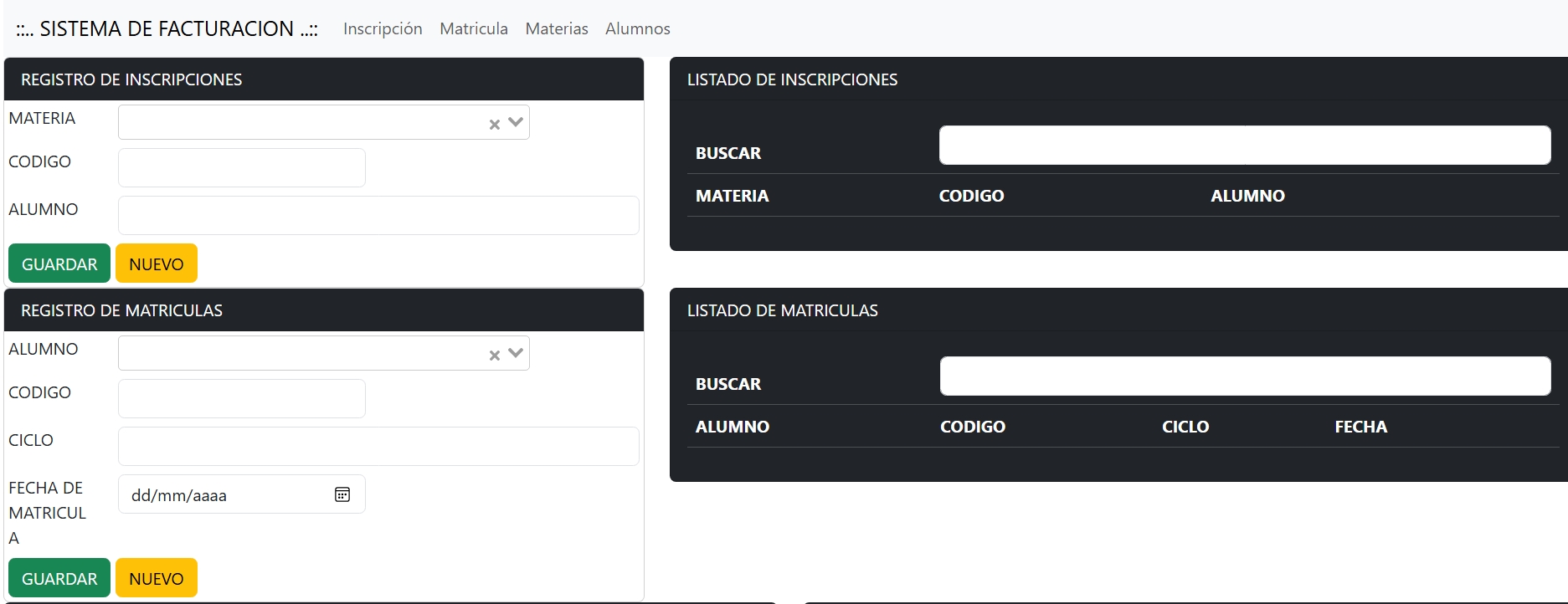 E-commerce React