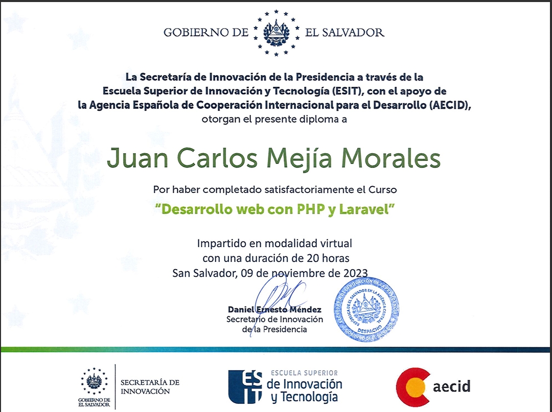 Certificación 15