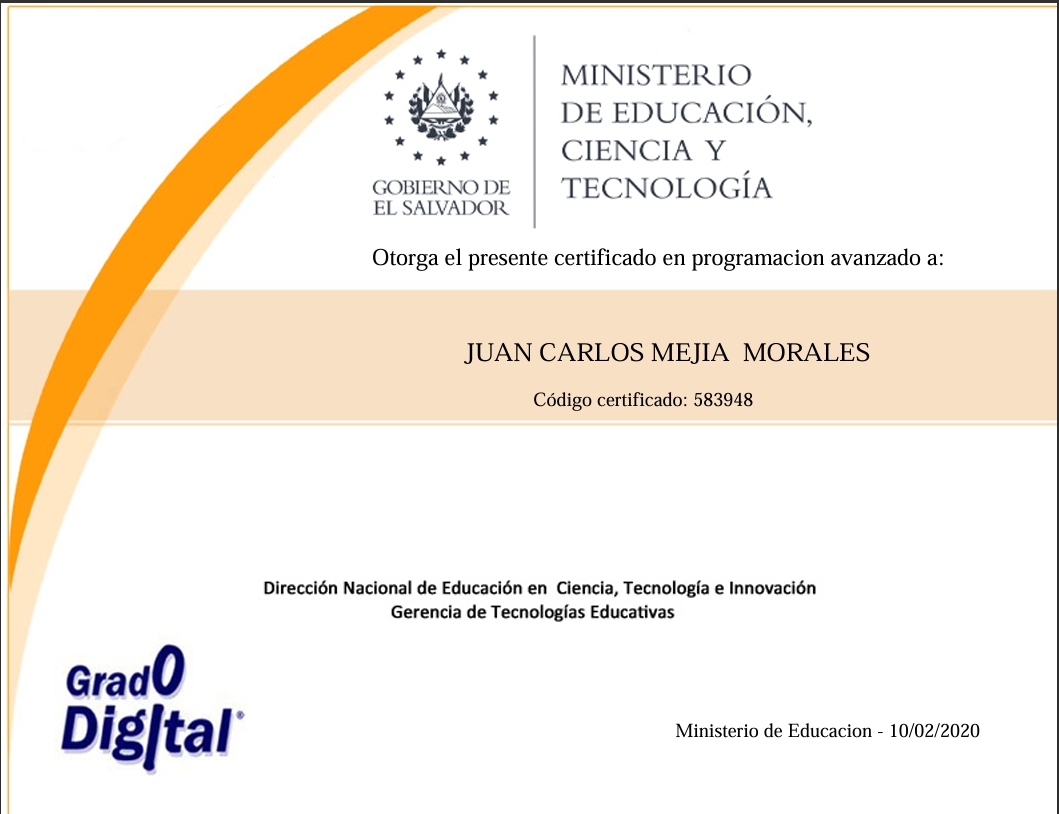 Certificación 3