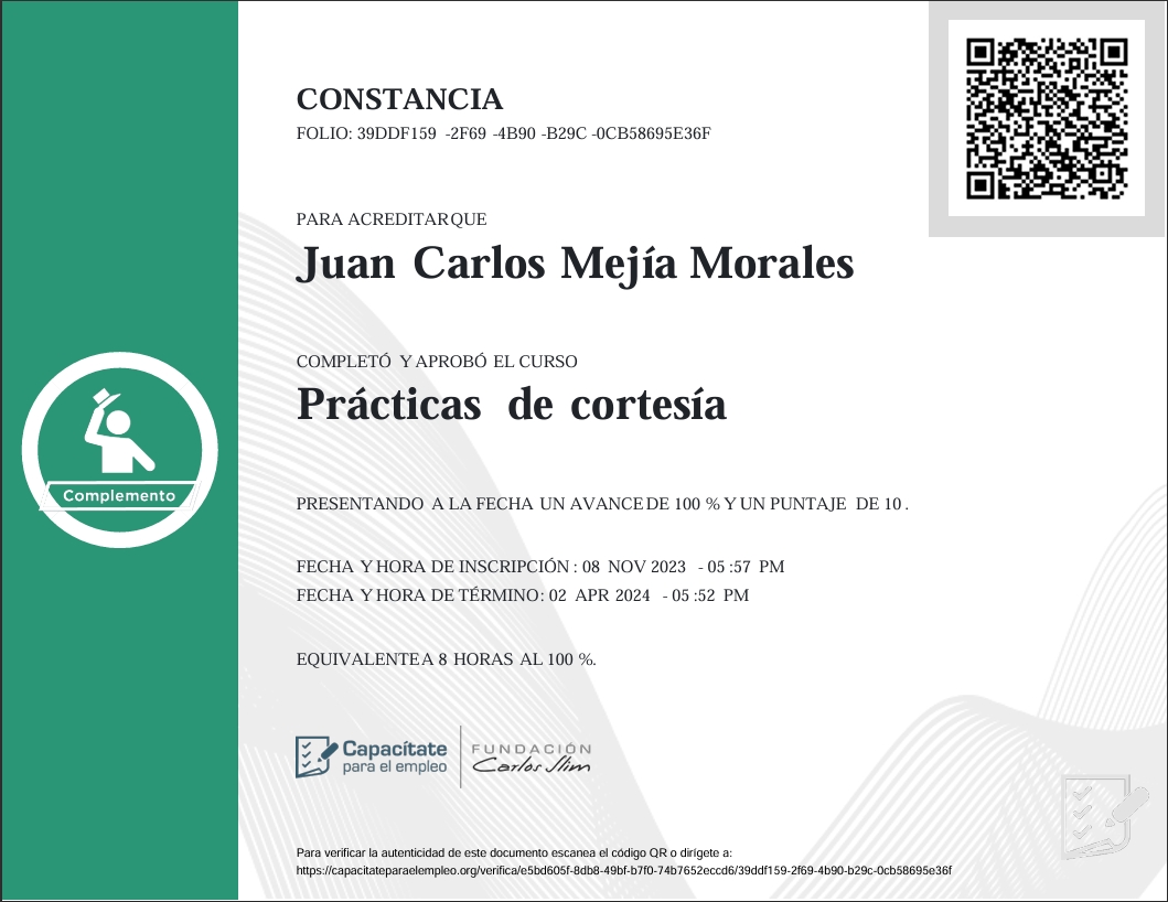 Certificación 4