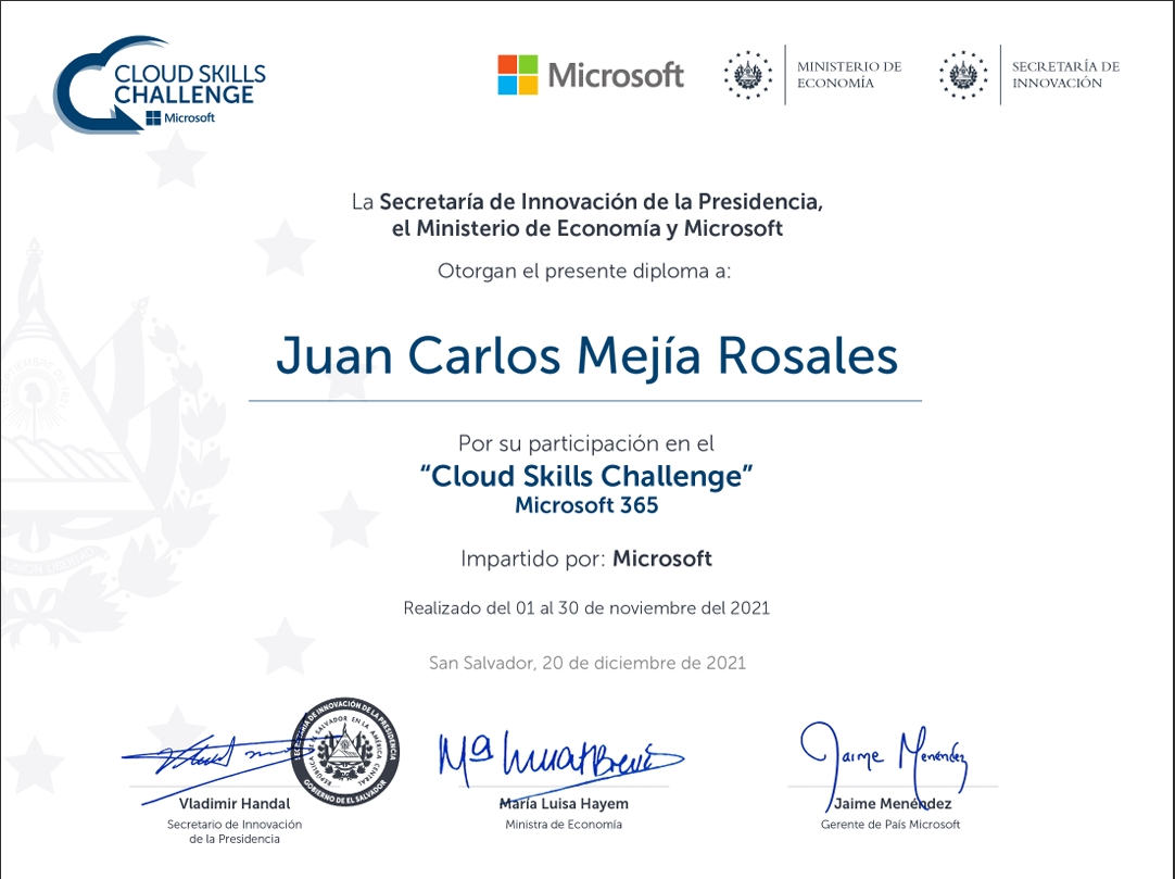 Certificación 1